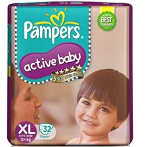 Pamper Active Baby Diaper-Xtra Large