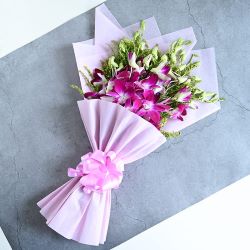 Belina purple orchid Bouquet