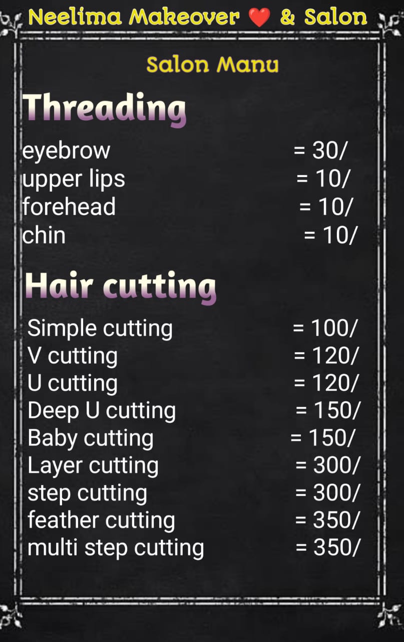 (Menu.1) Hair Cutting
